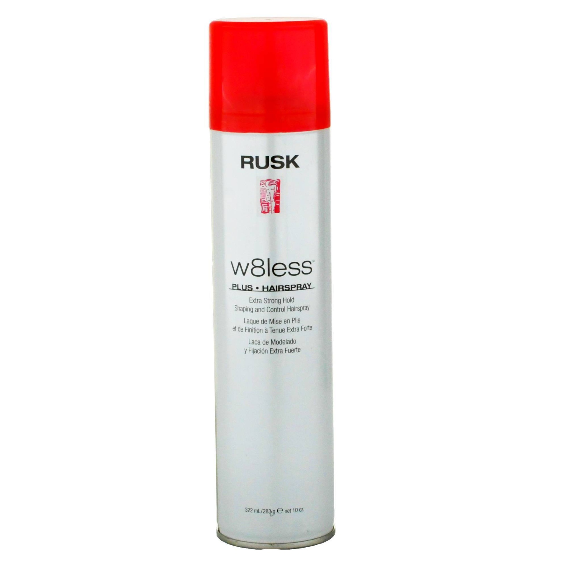 slide 1 of 1, Rusk W8less Plus Extra Strong Hold Shaping And Control Hairspray, 10 oz