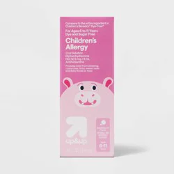 Children's Diphenhydramine Allergy Relief Liquid - Bubblegum - 4 fl oz - up&up™