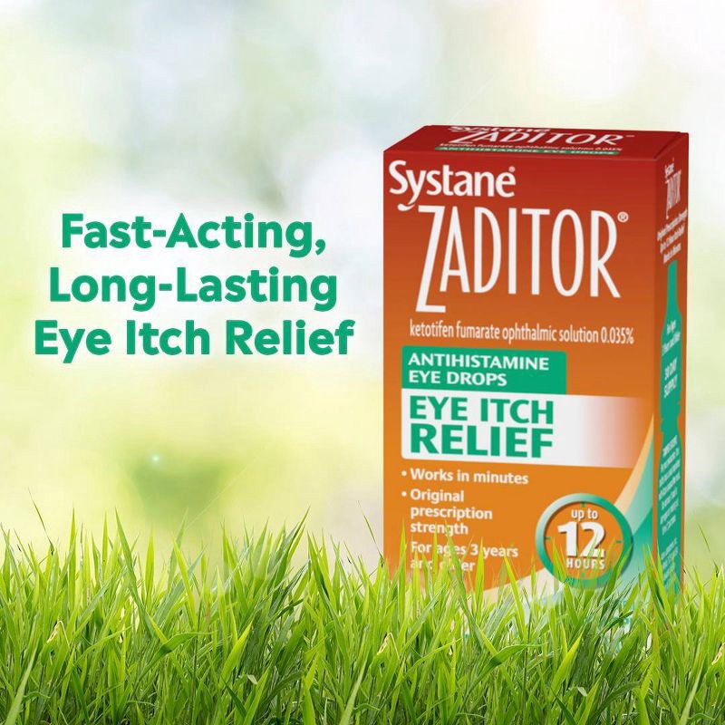 slide 5 of 7, Zaditor Eye Allergy Itch Relief Eye Drops - 0.17 fl oz, 0.17 fl oz