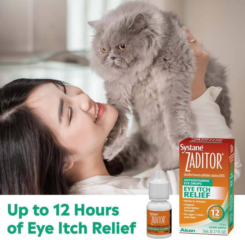 slide 6 of 7, Zaditor Eye Allergy Itch Relief Eye Drops - 0.17 fl oz, 0.17 fl oz
