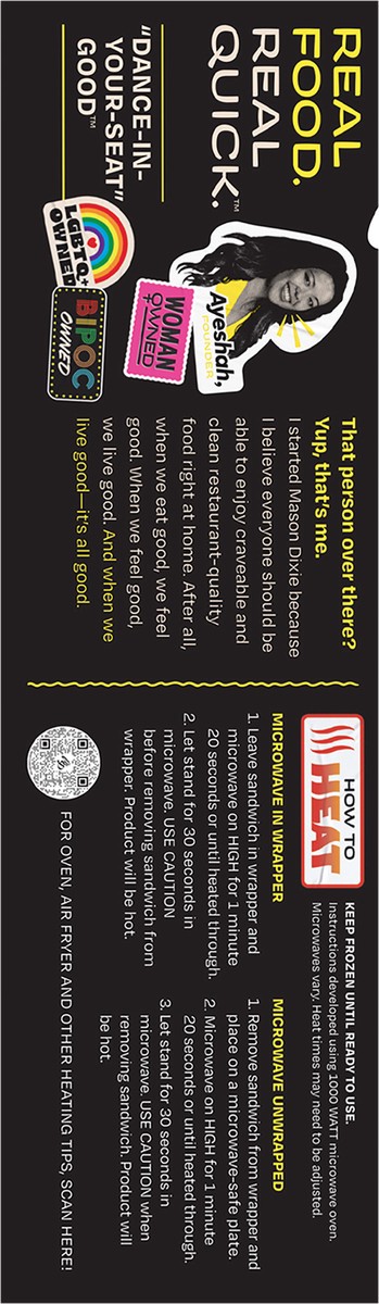 slide 12 of 13, Mason Dixie Biscuits Sweet Maple Waffle Sandwich With Chicken Sausage, 2 ct