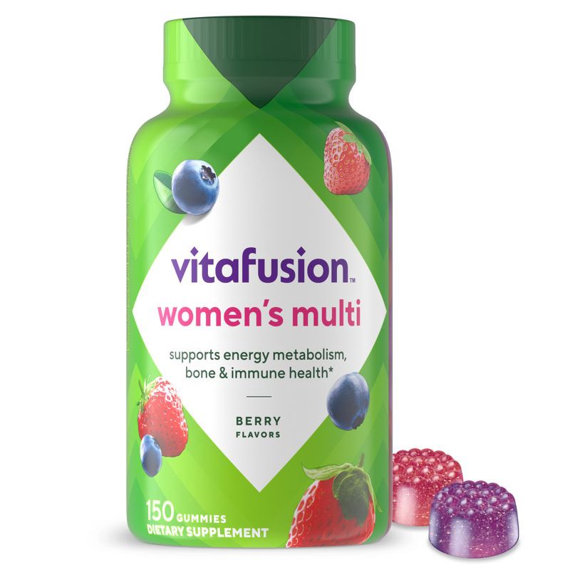 slide 11 of 11, Vitafusion Women's Multivitamin Gummies - Berry - 150ct, 150 ct