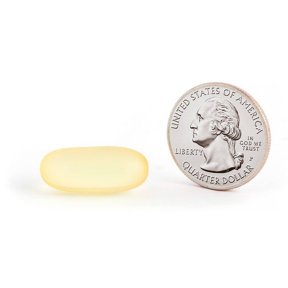 slide 3 of 4, up & up 100% Wild Alaskan Burp Less Fish Oil Dietary Supplement Softgels, 350 ct