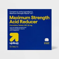 Famotidine 20mg Maximum Strength Acid Reducer Tablets - 50ct - up&up™