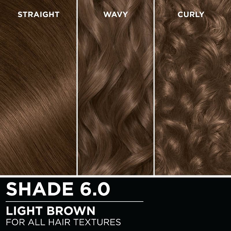 slide 8 of 10, Garnier Olia Brilliant Color - 6.0 Light Brown - 6.3 fl oz, 6.3 fl oz