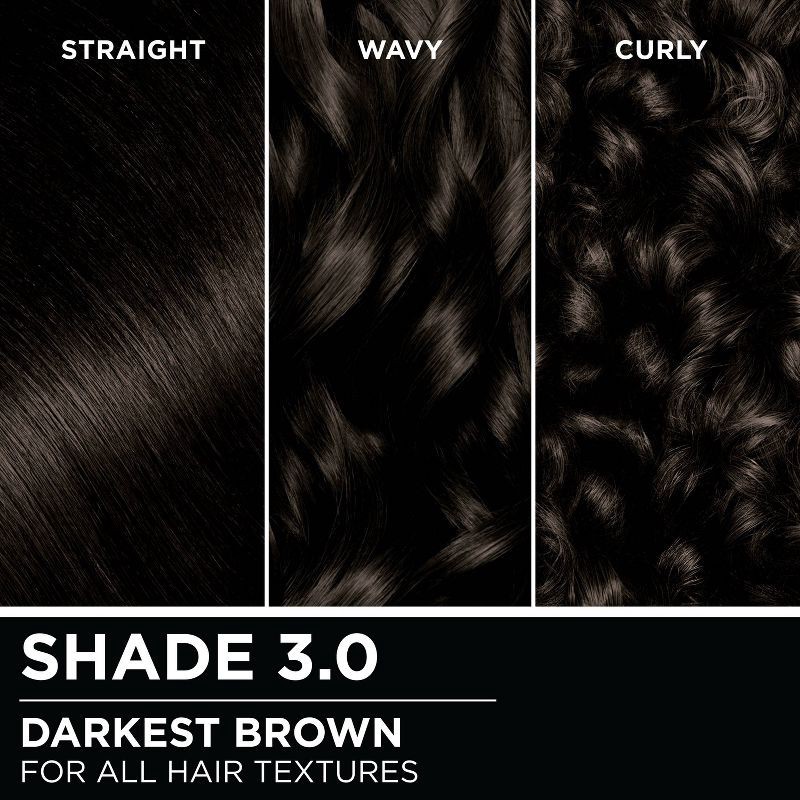slide 8 of 10, Garnier Olia Brilliant Color - 3.0 Darkest Brown - 6.3 fl oz, 6.3 fl oz