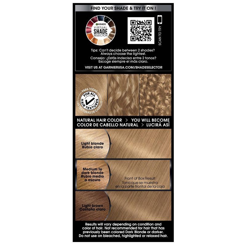 slide 2 of 6, Garnier Olia Oil Permanent Hair Color - 8.0 Medium Blonde - 1 kit - 6.3 fl oz, 6.3 fl oz