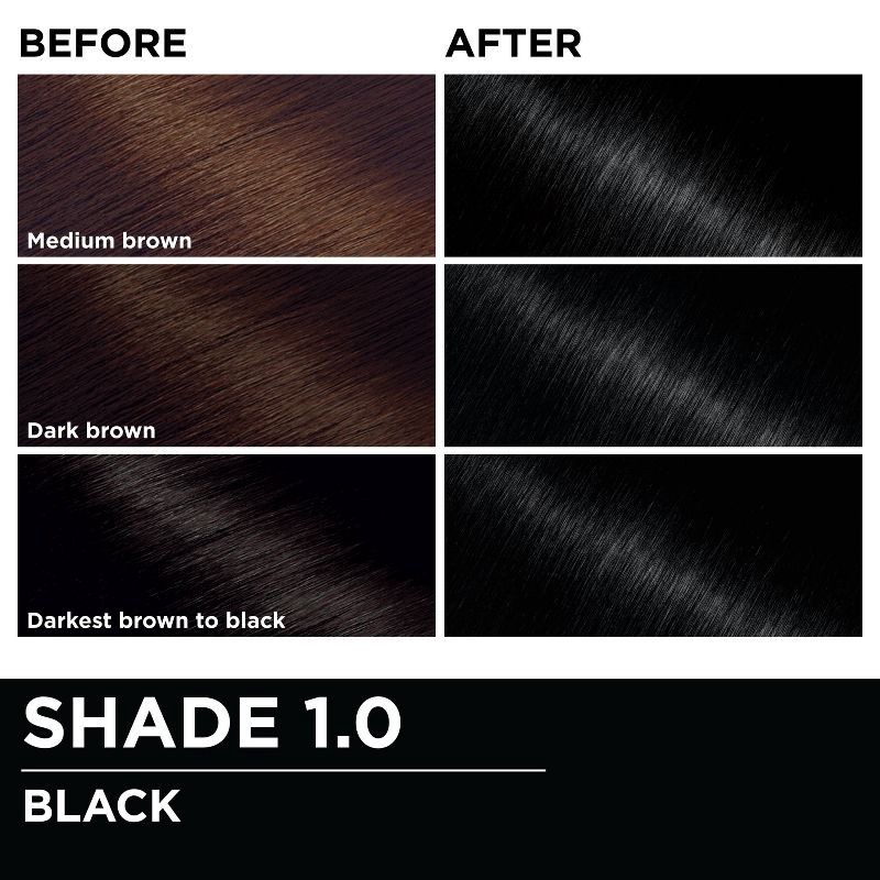 slide 6 of 10, Garnier Olia Brilliant Color - 1.0 Black - 6.3 fl oz, 6.3 fl oz