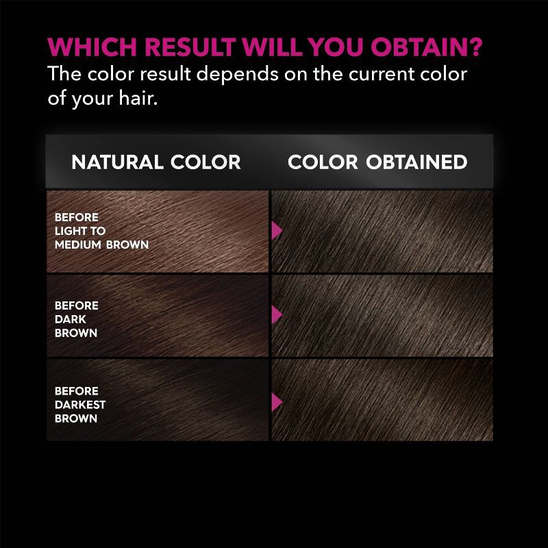 slide 5 of 9, Garnier Olia Brilliant Color - 4.0 Dark Brown - 6 fl oz, 6 fl oz