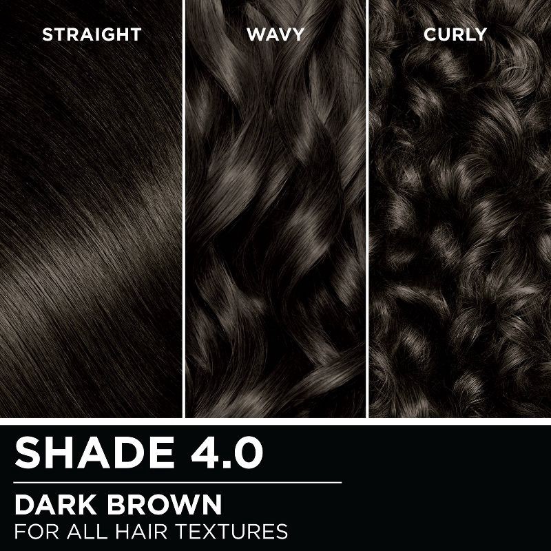 slide 8 of 10, Garnier Olia Brilliant Color - 4.0 Dark Brown, 1 ct