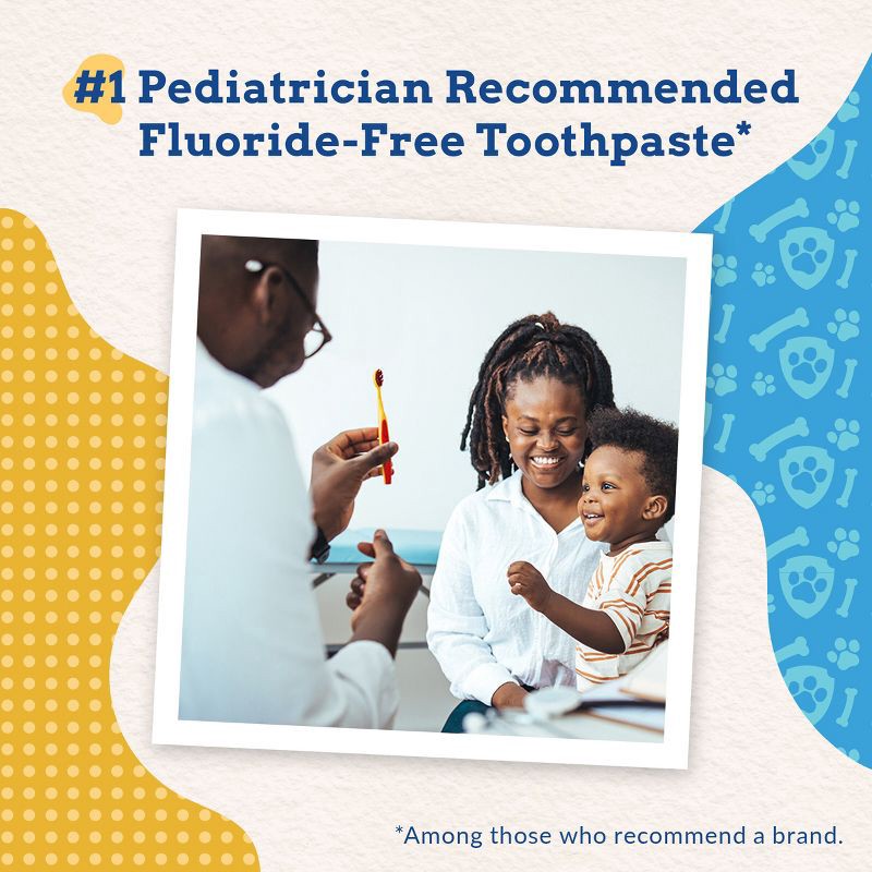 slide 4 of 10, Orajel Kids Paw Patrol Fluoride-Free Training Toothpaste - Fruity Fun - 1.5oz, 1.5 oz