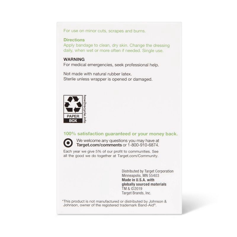 slide 2 of 3, Fancy Patterned Bandages - 20ct - up&up™, 20 ct