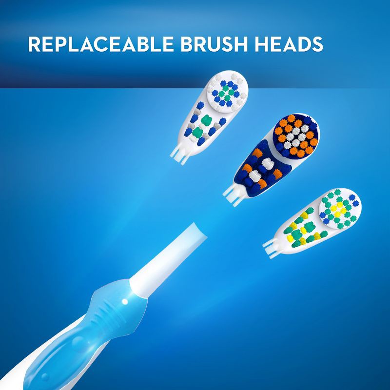 slide 6 of 8, Oral-B 3D White Battery Power Electric Toothbrush - 1ct, 1 ct