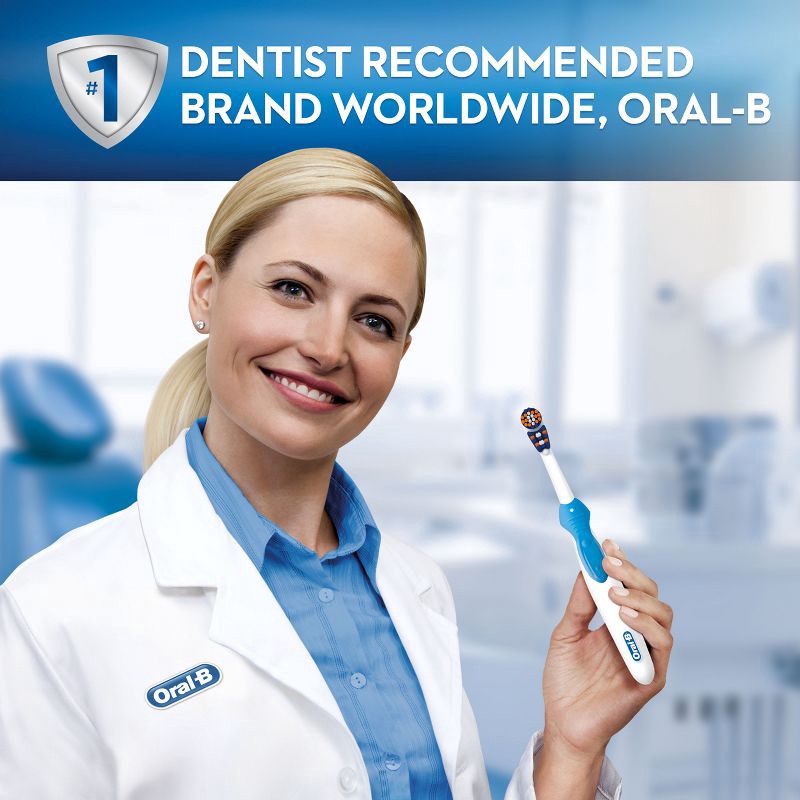 slide 8 of 8, Oral-B 3D White Battery Power Electric Toothbrush - 1ct, 1 ct