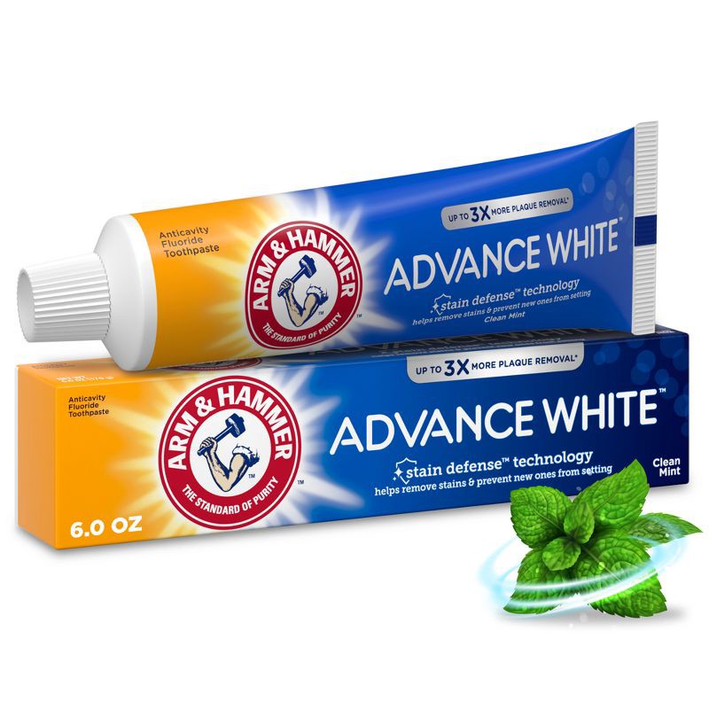 slide 17 of 17, ARM & HAMMER Advance White Extreme Whitening Toothpaste - Clean Mint - 6oz, 6 oz