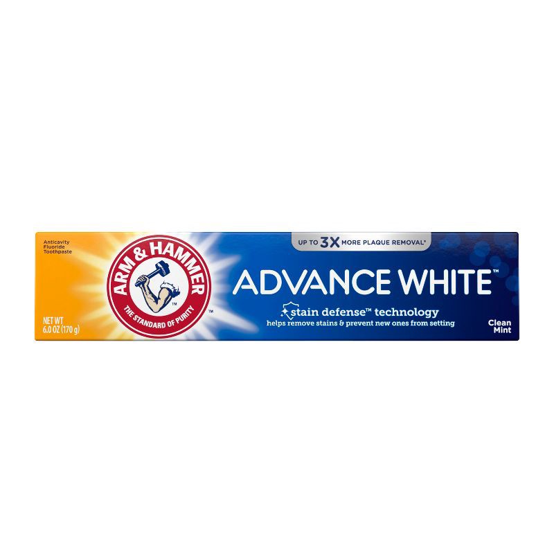 slide 1 of 17, ARM & HAMMER Advance White Extreme Whitening Toothpaste - Clean Mint - 6oz, 6 oz