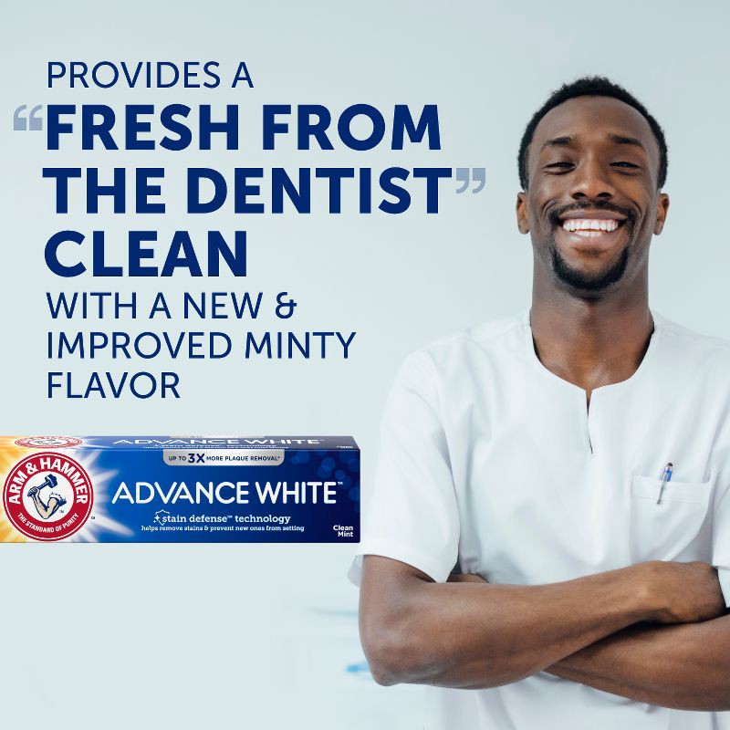 slide 9 of 17, ARM & HAMMER Advance White Extreme Whitening Toothpaste - Clean Mint - 6oz, 6 oz