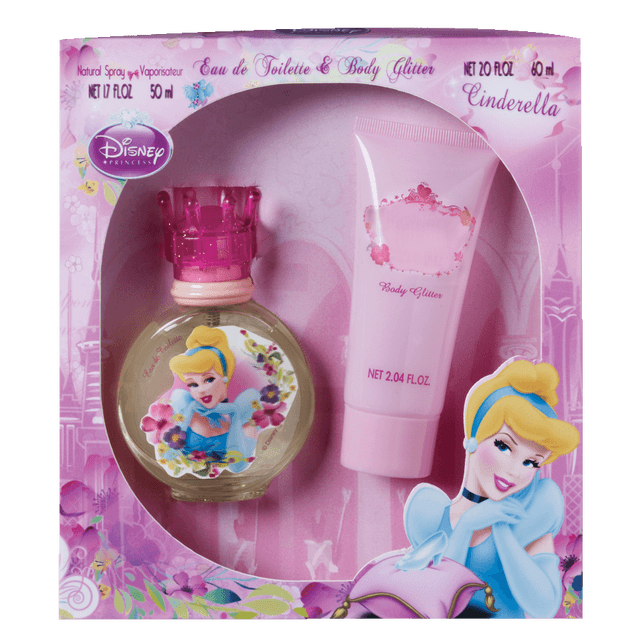 slide 1 of 1, Disney Cinderella Eau De Toilette & Body Glitter Set, 1 ct