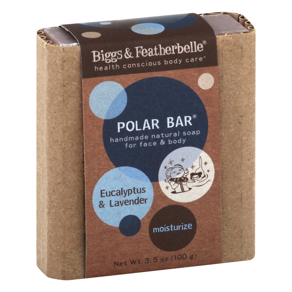 slide 5 of 11, Biggs & Featherbelle Moisturize Eucalyptus & Lavender Soap 3.5 oz, 3.5 oz