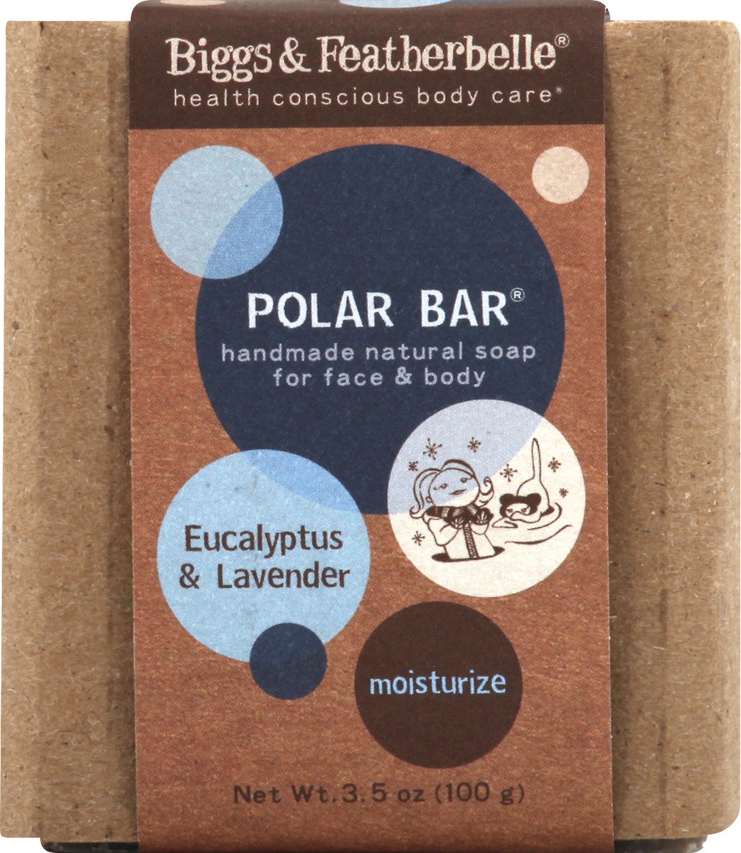 slide 8 of 11, Biggs & Featherbelle Moisturize Eucalyptus & Lavender Soap 3.5 oz, 3.5 oz
