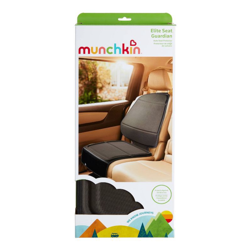 slide 5 of 7, Munchkin Elite Seat Guardian Car Seat Protector, Crash Test Approved - Dark Gray, 1 ct