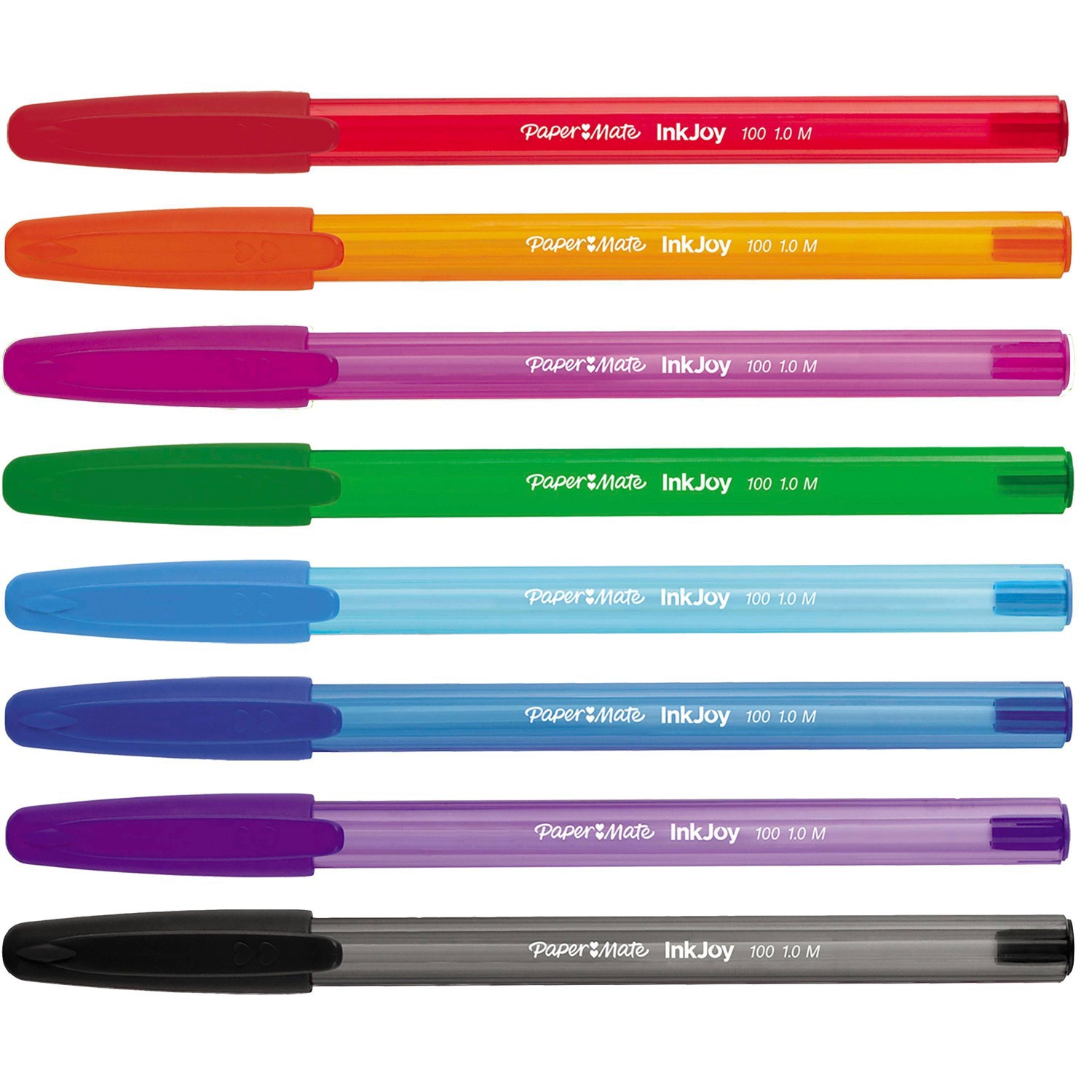 slide 2 of 7, Paper Mate Ink Joy 100ST 18pk Ballpoint Pens 1.00mm Medium Tip Multicolored, 18 ct