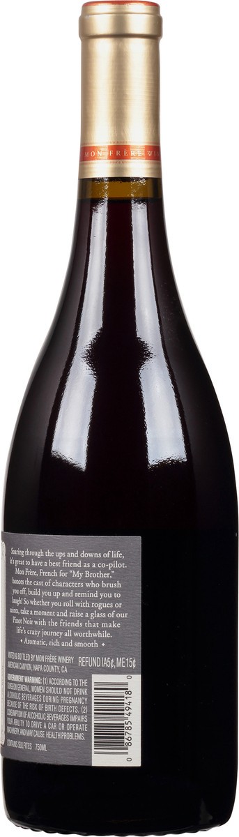 slide 2 of 7, Mon Frere Pinot Noir, 750ml, 750 ml