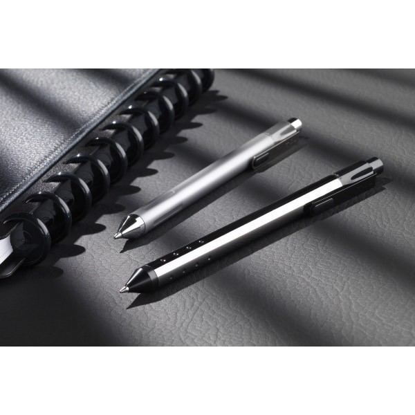 slide 3 of 6, TUL Fine Writing Medium Point Retractable Black & Blue Ballpoint Pen with Refills, 1 ct