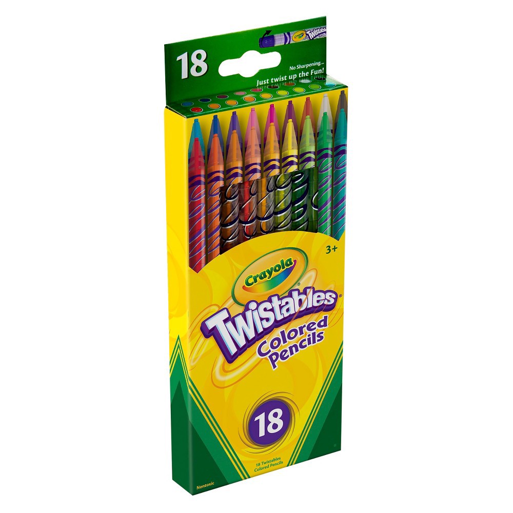 slide 3 of 4, Crayola Twistable Colored Pencils 18ct, 18 ct