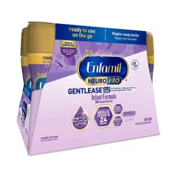 Enfamil Gentlease Ready to Use Bottles - 8 fl oz Each/6ct
