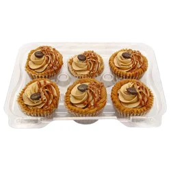 Snickerdoodle Caramel Butter Pecan Cookie Cupcakes, 6 ct