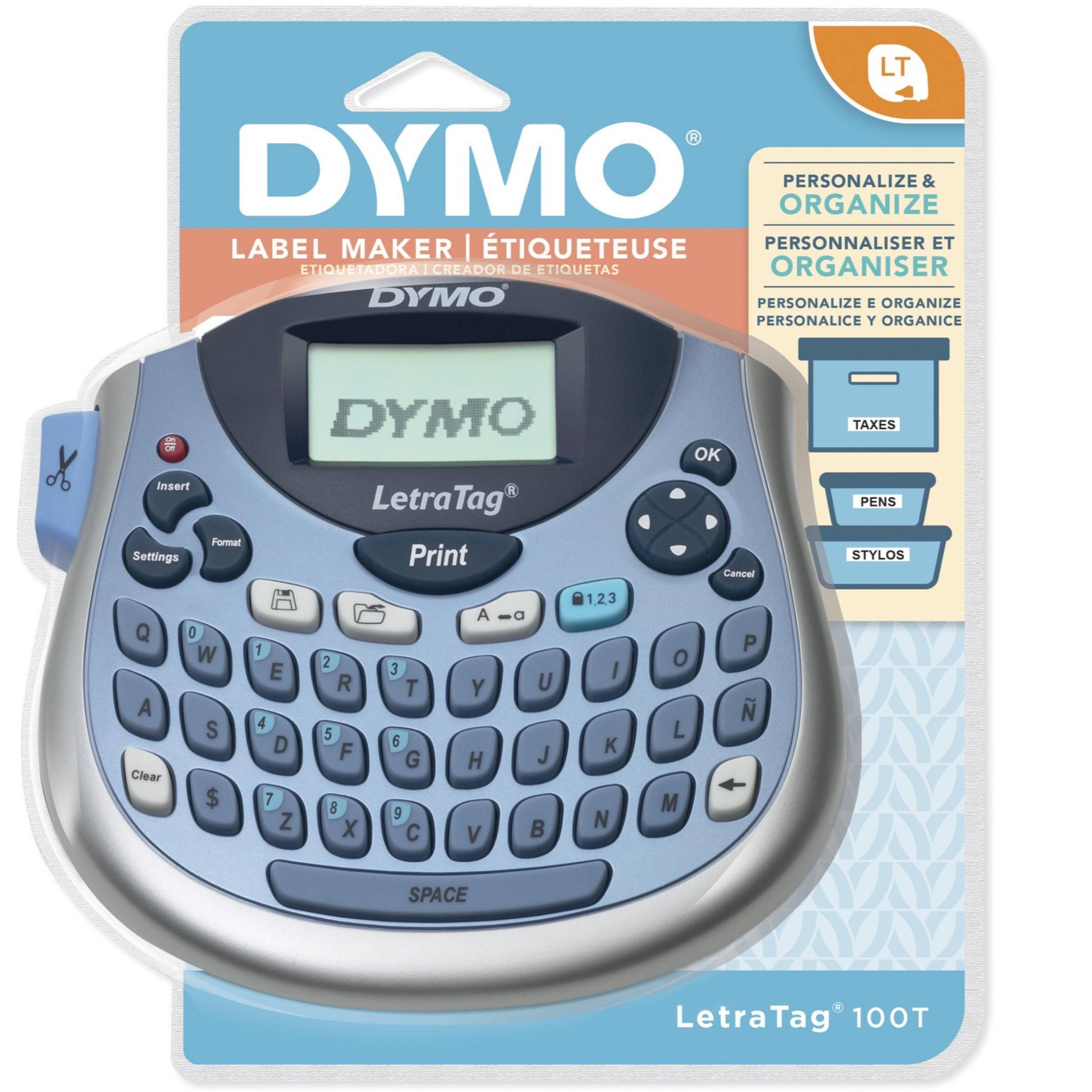 slide 1 of 6, DYMO LetraTag 100T Table Top Label Maker, 1 ct