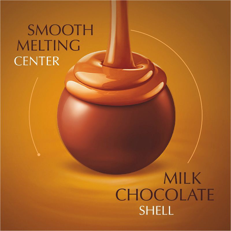 slide 2 of 8, Lindt Lindor Caramel Milk Chocolate Candy Truffles - 6 oz., 6 oz