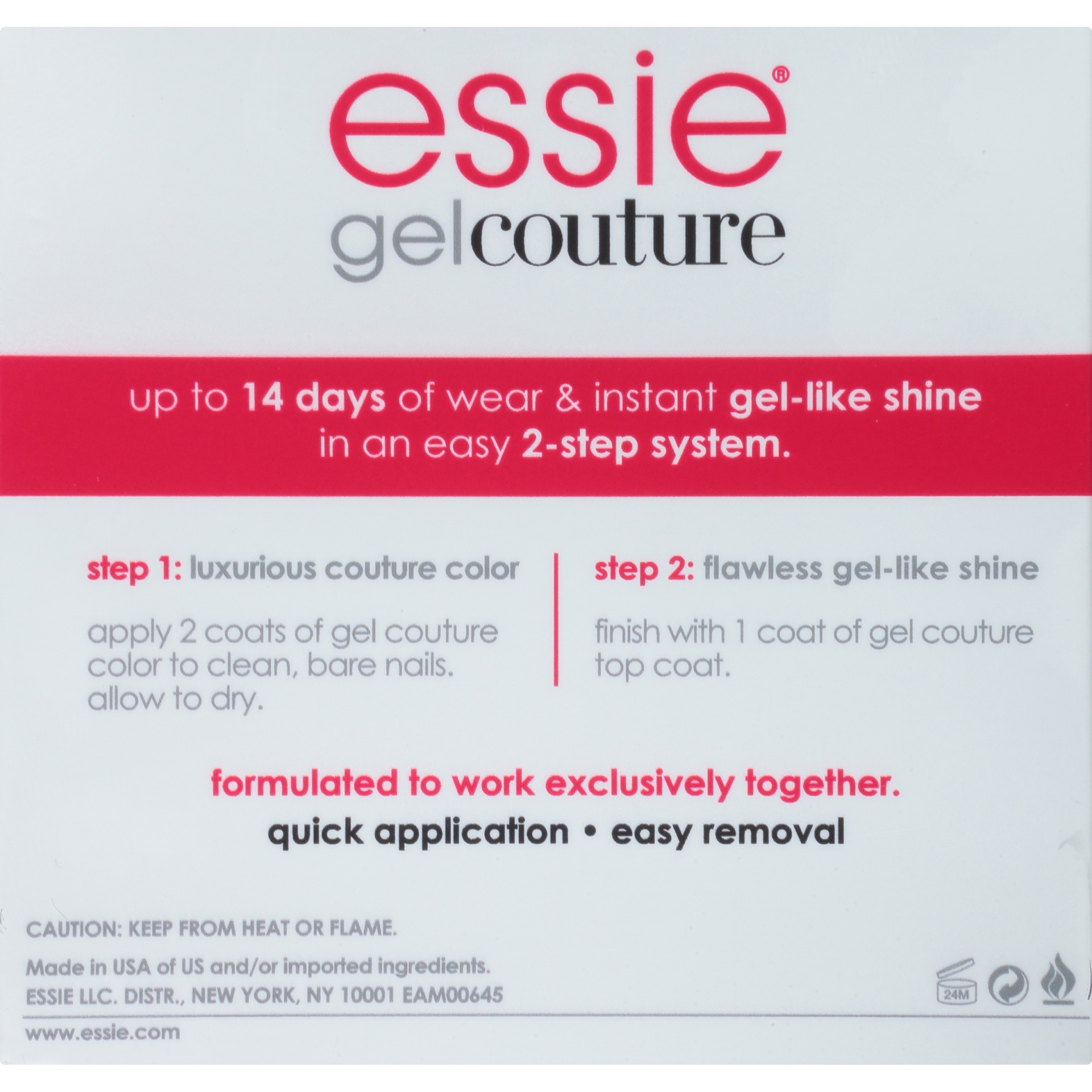 slide 5 of 6, Essie Gel Couture Nail Polish + Top Coat Kit 70 Take Me To Thread, 2 ct; 0.46 oz