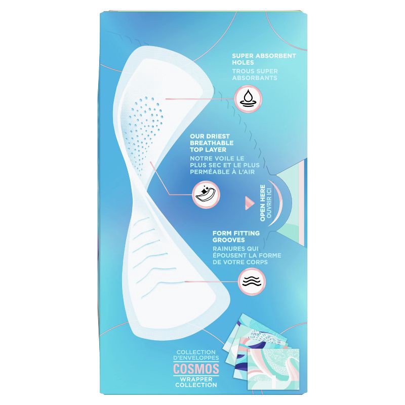 slide 11 of 11, Always Infinity FlexFoam Pads without Wings - Super Absorbency - Unscented - Size 2 - 32ct, 2 x 32 ct