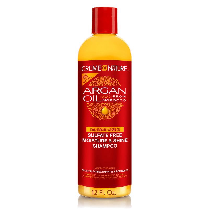 slide 1 of 8, Creme of Nature Argan Oil Sulfate-Free Moisture & Shine Shampoo - 12 fl oz, 12 fl oz