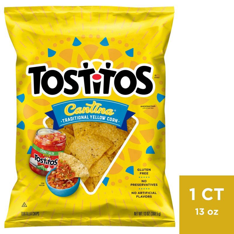 slide 1 of 3, Tostitos Cantina Traditional Tortilla Chips - 13oz, 13 oz