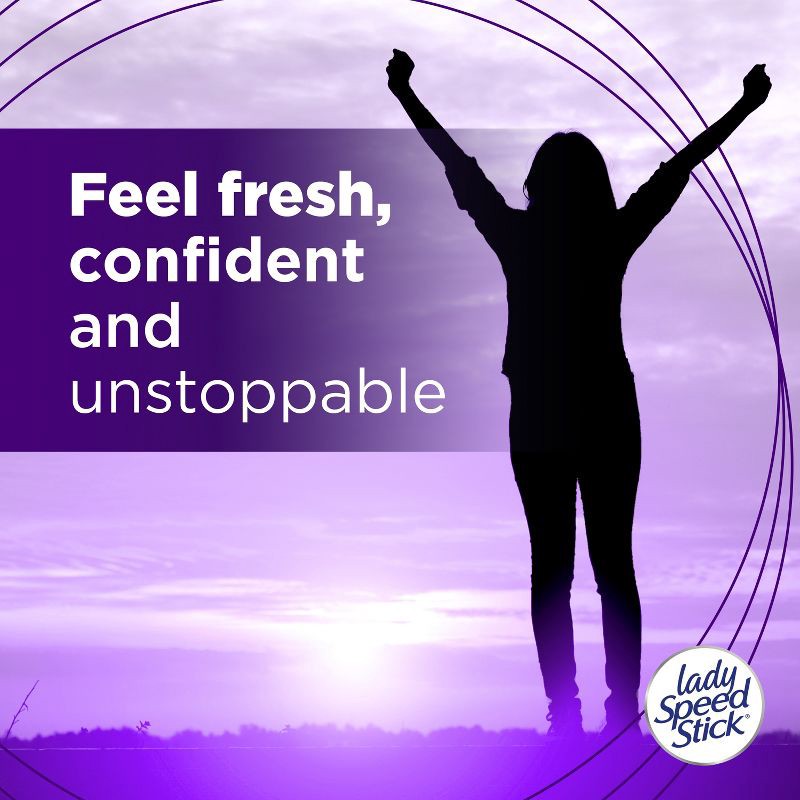 slide 10 of 14, Lady Speed Stick Invisible Dry Solid Antiperspirant & Deodorant - Shower Fresh - 2.3oz/2pk, 2.3 oz, 2 ct