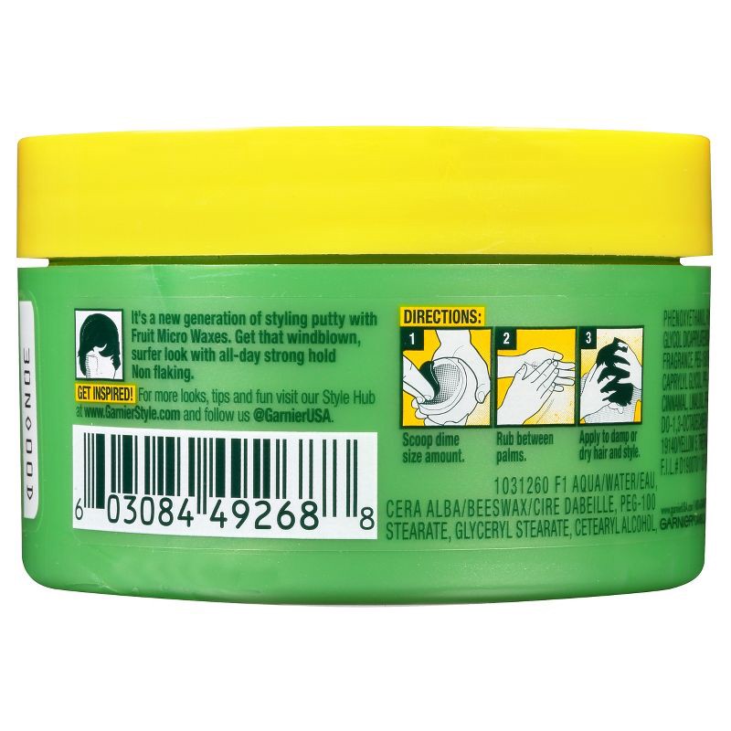 slide 3 of 5, Garnier Fructis Style Surfer Hair Power Putty - 3.4oz, 3.4 oz