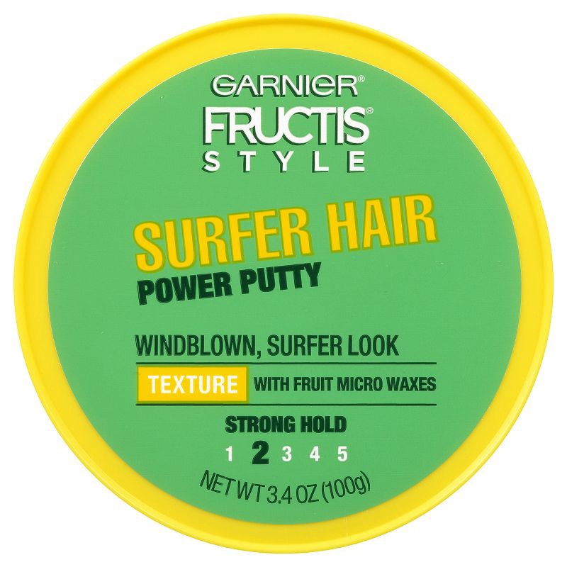 slide 5 of 5, Garnier Fructis Style Surfer Hair Power Putty - 3.4oz, 3.4 oz