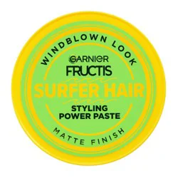 Garnier Fructis Style Surfer Hair Power Putty - 3.4oz: For Beachy Waves, Paraben-Free, Suitable for Daily Use