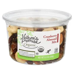 Nature's Promise Organic Cranberry Almond Mix