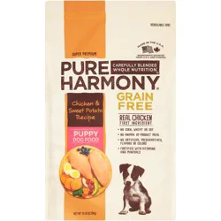 Pure Harmony Grain Free Super Premium Puppy Chicken & Sweet Potato Recipe Dog Food 14 lb