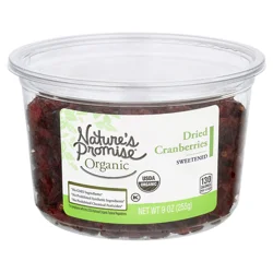 Nature's Promise Organic Dried Fruit Cranberries