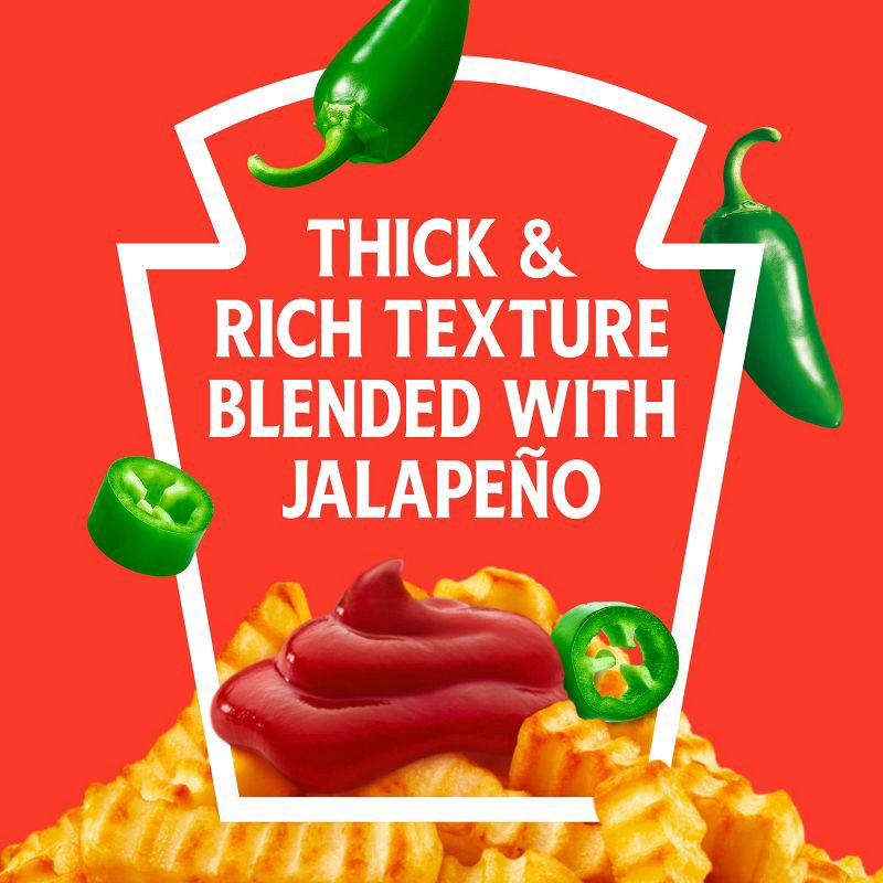 slide 4 of 9, Heinz Jalapeno Tomato Ketchup - 14oz, 14 oz