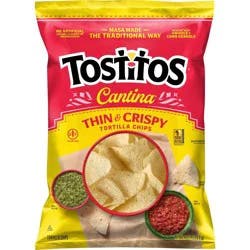 Tostitos Cantina Thin & Crispy Tortilla Chips - 8oz: Gluten-Free, No Preservatives