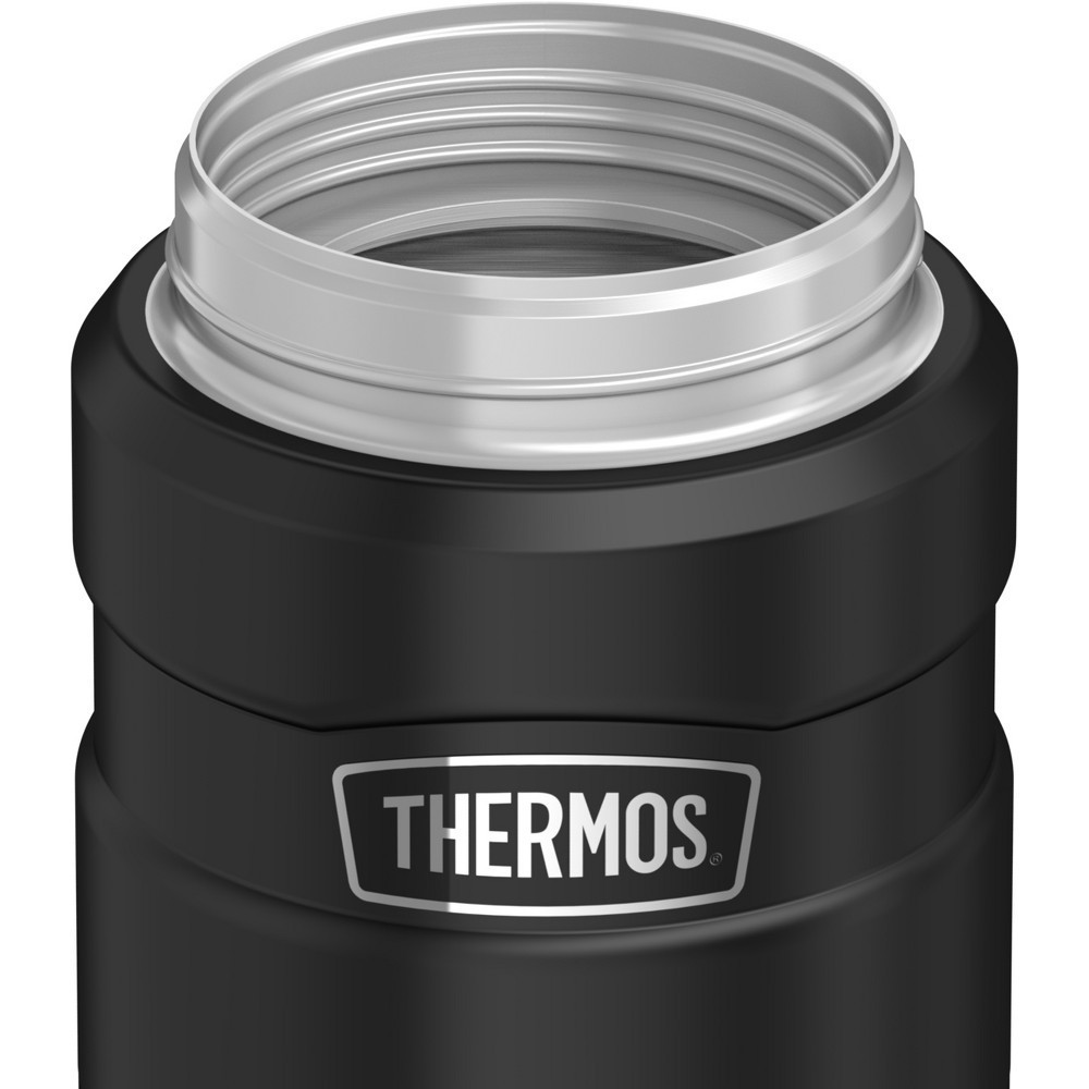 slide 3 of 4, Thermos 24oz Stainless King Food Storage Container - Black, 1 ct