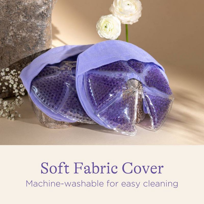 slide 8 of 10, Lansinoh Therapy Packs with Soft Covers, Hot and Cold Breast Pads - 2pk, 2 ct