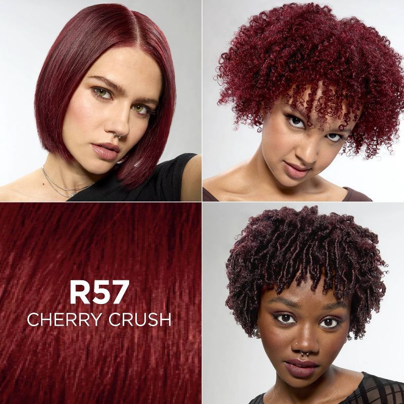 slide 3 of 9, L'Oreal Paris Feria High Intensity Shimmering Color Power Red - R57 Intense M Auburn - 1 Kit, 1 ct