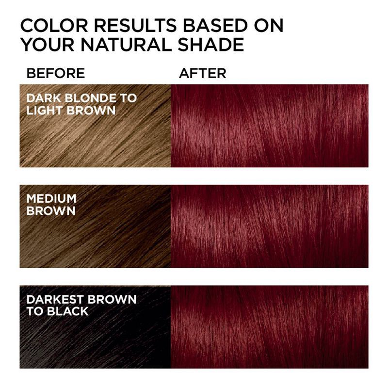 slide 3 of 8, L'Oreal Paris Feria High Intensity Shimmering Color Power Red - R57 Intense M Auburn - 1 Kit, 1 ct